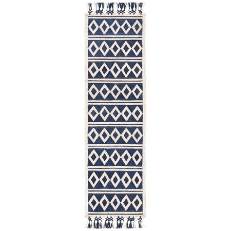 Safavieh 2 ft. -3 in. x 8 ft. Sahara 400 Runner Area Rug - Blue & Beige SAH425M-28